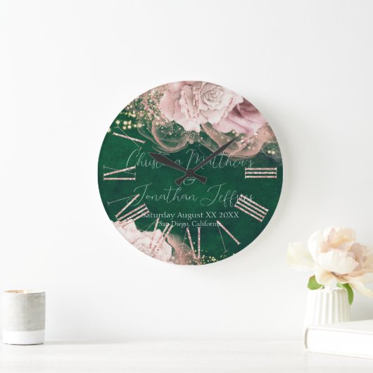 Romantische Waterverf Rozen over het huwelijk in E Grote Klok (Huis)