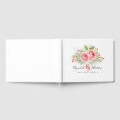 Romantische Waterverf Rozen Wedding Guest Books Gastenboek (Volledig)
