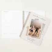 Romantische waterverf trouwfoto planner (Display)
