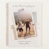 Romantische waterverf trouwfoto planner (Voorkant)