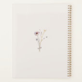 Romantische waterverf trouwfoto planner (Achterkant)