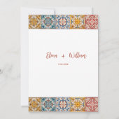 Romantische Waterverf Venetië Italië Bruiloft Kaart (Achterkant)