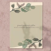 Romantische Waterverf Verlaat Bruiloft Save the Da Date