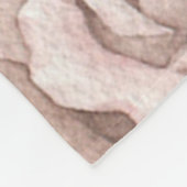 Romantische Waterverf Weddenschappen Rozen op Mood Fleece Deken (Hoek)