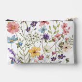 Romantische waterverf wilde bloemen etui (Achterkant)