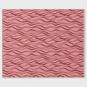 Romantische Waves Gift Wrap Cadeaupapier (Vlak)