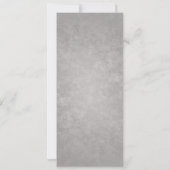 Romantische wervelingen en harten bruiloft kaart (Achterkant)