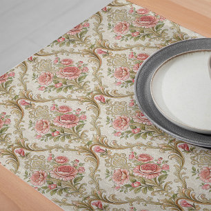 Romantische Whimsy Floral Damask Table Runner Deli Lange Tafelloper