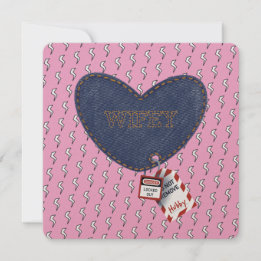 Romantische Wifey Hubby Elektrisch Lock Label Hart