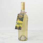 Romantische wijngaard Label - Side by Side, Sip by (Schuin)