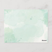 Romantische Wijngaard & Wijnstok Trouw Uitnodiging (Achterkant)