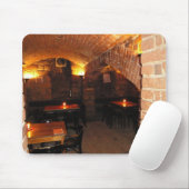 Romantische wijnkelder muismat (Met muis)