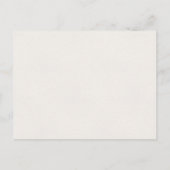 Romantische wijnstok wijn Country Vineyard bruilof Aankondigingskaart (Achterkant)