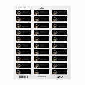Romantische Wilde Bloem Retouradreslabels Etiket (Full Sheet)