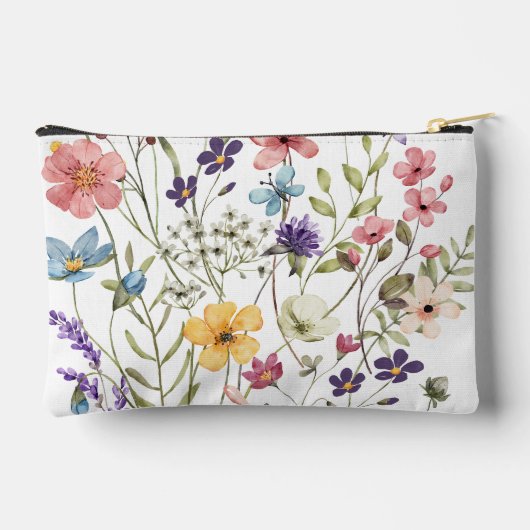 Romantische wilde bloem waterverf  etui (Achterkant)