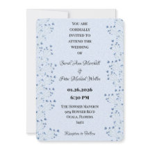 Romantische Wilde Bloemen Delicate Donkerblauwe Bl