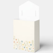 Romantische Wilde Bloemen Huwelijksgunstdoos Bedankdoosjes (Open)