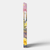 Romantische wilde bloemen roze en geel Case-Mate iPhone case (Achterkant / Links)