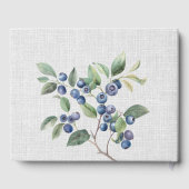 Romantische wilde zomer bessen bruiloft gastenboek (Achterkant)