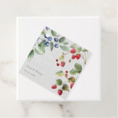 Romantische wilde zomerbessen bruiloft gunst Label (In situ)