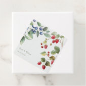 Romantische wilde zomerbessen bruiloft gunst Label (In situ)