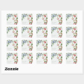Romantische wilde zomerbessen bruiloft Sticker (Vel)