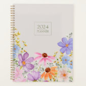 Romantische wildflower planner (Voorkant)