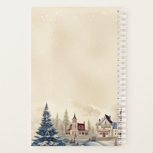 Romantische winter bruiloft planner (Achterkant)