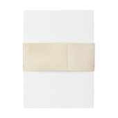 Romantische winter bruiloft uitnodigingen wikkel (Achterkant Voorbeeld)