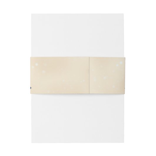 Romantische winter bruiloft uitnodigingen wikkel (Achterkant Voorbeeld)