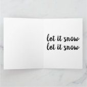 ROMANTISCHE WINTER LAAT HET SNEEUWEN MAN KAARTEN (Binnen)