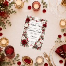 Romantische Winterbes Elegantie Bruiloft