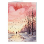Romantische Winterwandeling Sweetheart Valentijn K (Voorkant)