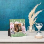 Romantische witte brandkranen, roze rozen fotoplaat (Insitu)