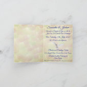 Romantische Witte Duiven Huwelijksuitnodiging (Binnen)