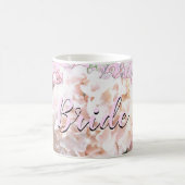 Romantische witte kranen (hydrangeas roze rozen) B Koffiemok (Center)