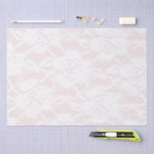 Romantische witte rozen blush roze bruiloft tissuepapier (Craft)