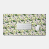 Romantische witte rozen bureaumat (Keyboard & Muis)