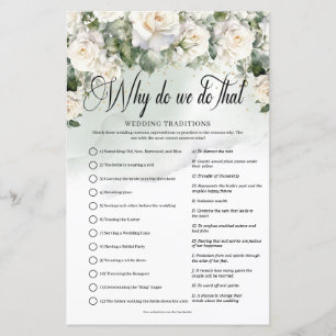 Romantische witte rozen Eucalyptus Trouwtraditie