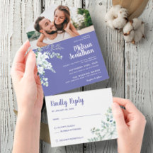 Romantische witte zachte bloem paarse fotobruiloft