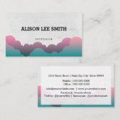 Romantische wolk visitekaartje (Voorkant / Achterkant)