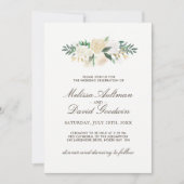 Romantische Woodland bruiloft uitnodigingen (Voorkant)