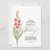 Romantische zachte roze bloemen zomertuin kaart (Voorkant)