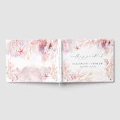 Romantische Zee Schelpen Koralen Onderwater Leven  Gastenboek (Volledig)