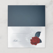 Romantische zeemacht en bruinkoolbloemen plaatskaartje (Buitenkant ongevouwen)