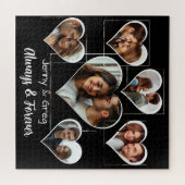 Romantische zes foto sjabloon  legpuzzel (Horizontaal)