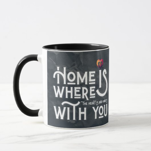 Romantische Zielsverwant Quote Hart Combo Mok (Links)