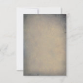 Romantische Zomer Nacht Rustieke Bruiloft RSVP (Achterkant)