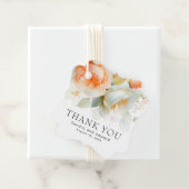 Romantische zomer tuin bloemen bruiloft dank u bedankjes labels (In situ)