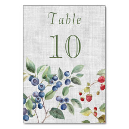 Romantische zomerbessen Huwelijk Kaart